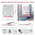 thumbnail image 2 of Sliding Door Lock, 4 Pack Child Safety Sliding Glass Door Lock for Sliding Glass Doors, Sliding Windows, Sliding Closet, etc. Easy to Installation Provides More Security for Your Baby and Pets, 2 of 5