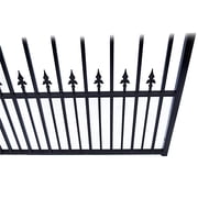 ALEKO Garden Yard Steel Single Sliding 16 Gate St. Louis Style with Gate Opener
