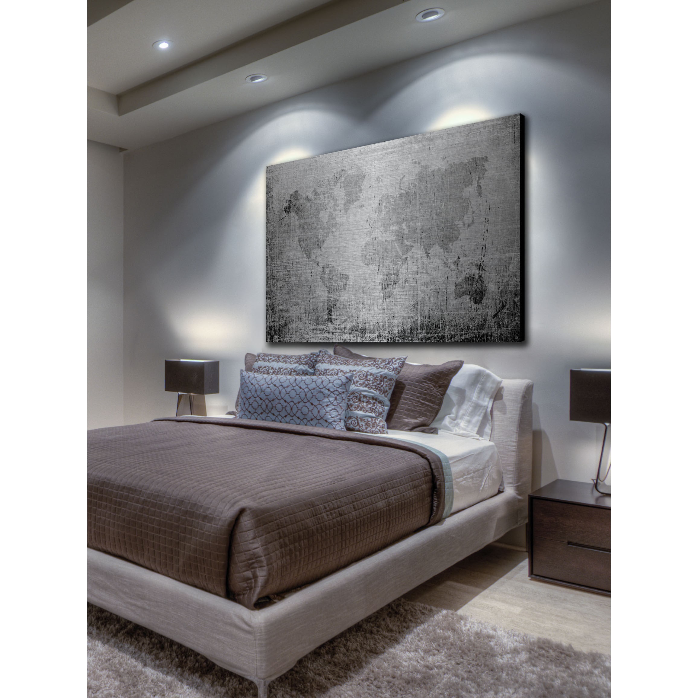 Parvez Taj Printed Abstract Maps Art Prints
