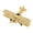 Gold, variant on BOKYAN Vintage Metal Airplane Decoration, Retro Iron Aircraft Desktop Ornament for Home Office, Gold Plated, 6.42 x 5.12 x 2.76 inches