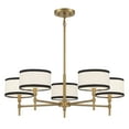 thumbnail image 4 of Trade Winds Andrew 5-Light Chandelier in Natural Brass, 4 of 6