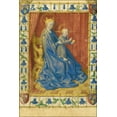 thumbnail image 1 of 24"x36" Gallery Poster, Jean Fouquet French, born about 1415 1420, died before 1481 The Virgin and Child Enthroned, 1 of 1