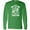 Kelly Green, variant on Old Man Tractor Long Sleeve T-Shirt