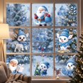 thumbnail image 4 of Christmas Window Clings Decorations,Xmas Cute Winter Decals Stickers for Home Room Office Glass Windows Door Wall Holiday Party Decor, 4 of 5