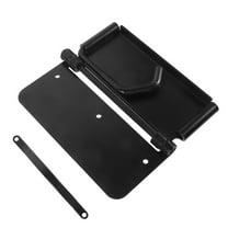 FELTECHELECTR Bike Wall Bracket 1 Set Black Alloy Steel for Indoor Bicycle Storage