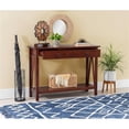 thumbnail image 2 of Linon Titian Wood One Drawer Console Table in Brown, 2 of 14