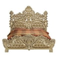 thumbnail image 4 of Acme Seville Eastern King Bed Synthetic Leather & Gold, 4 of 6