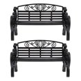 thumbnail image 1 of 2pcs Miniature Bench Models Mini House Park Bench Models Furniture Bench Ornaments, 1 of 9