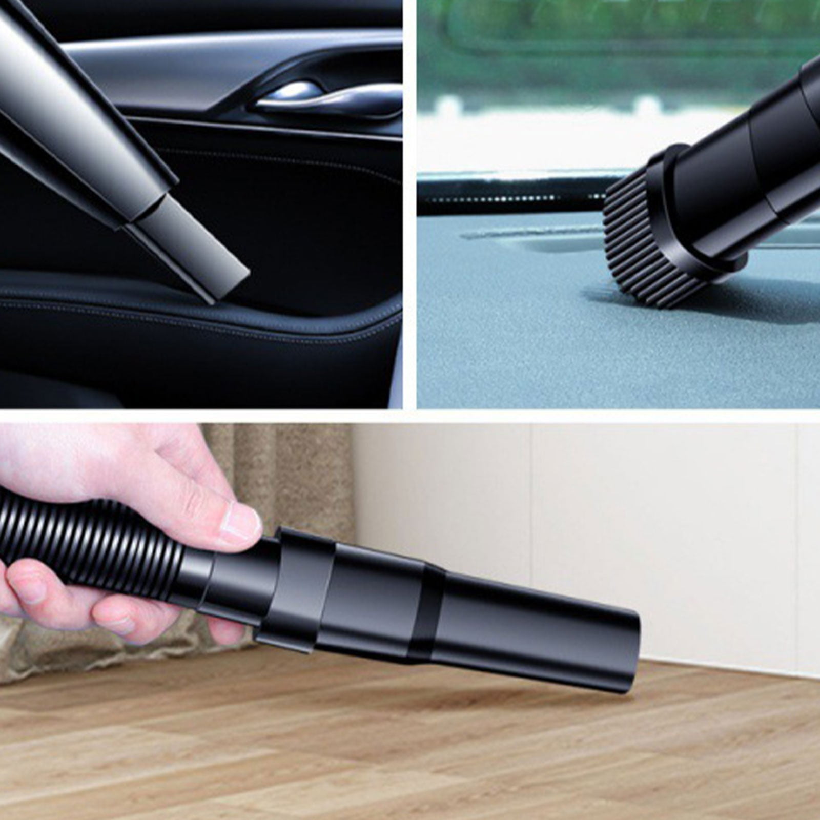 Qholemyo Small high power handheld portable car vacuum cleaner with attachments detailing kit travel cordless vacuum small vacuum