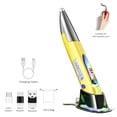 thumbnail image 1 of dodocool 2.4GHz Optical Pen Left & Right Hands Rechargeable Wireless Optical Pocket Pen Wireless Dual Right Keys Yellow, 1 of 1