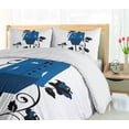 thumbnail image 5 of Ambesonne Heels and Dresses Duvet Cover Set, Tailor's Shop, 2-Calking, Blue Black White, 5 of 7