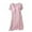 Light Pink, variant on Amvlyk Sleepshirts for Women Modal Nightgown with Built In Bra Nightshirt Mid-Length Short Sleeve Solid Color Round Neck Nightdress Loose Loungewear Casual Sleepwear House Dress Home Wear Pajamas