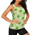 thumbnail image 2 of Lsque St Patrick's Day11 Printed Workout Tank Tops for Women, Athletic Sports Tank Tops, Compression Sleeveless Dry Fit Shirts,Sleeveless Yoga Shirt-XX-Large, 2 of 9