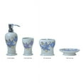 thumbnail image 2 of Heavenly Designs Watson Bathroom Accessories - Blue and Gold Ceramic Bathroom Set - Any Age, 2 of 9