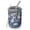 DarkBlue Cartoon Dinosaurs-2, variant on 12oz Coffee Tumblers Green Alligators Icons Pattern Stainless Steel Vacuum Insulated Travel Tumbler Coffee Cups Mug with Lid and Straw with Cleaning Brush for Cold & Hot Drinks