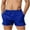 Blue, variant on Shorts for Men,1 Pc Casual Faddish Solid Pocket Elastic Waist Shorts Outdoor Sweatpants