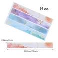 thumbnail image 5 of 24Pcs Anti Slip Colorful Shower Strips Safety Bathtub Strips Adhesive Decals, 5 of 8