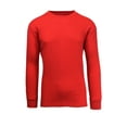 thumbnail image 2 of Men's Long Sleeve Crew Neck Thermal Shirts Warm Layer, 2 of 12