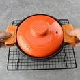 thumbnail image 2 of Baking Pans Innovative Silicone Pot Handle Cover Heat Ear Guard For Pans & Pots Creative Kitchen Tool For And Comfortable Cooking,Orange Kitchen Bakeware, 2 of 7