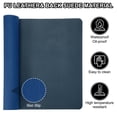 thumbnail image 3 of Uxcell 24"x13" Large Desk Mat, PU Leather Dual Side Large Desk Pad, Dark Blue, 3 of 6