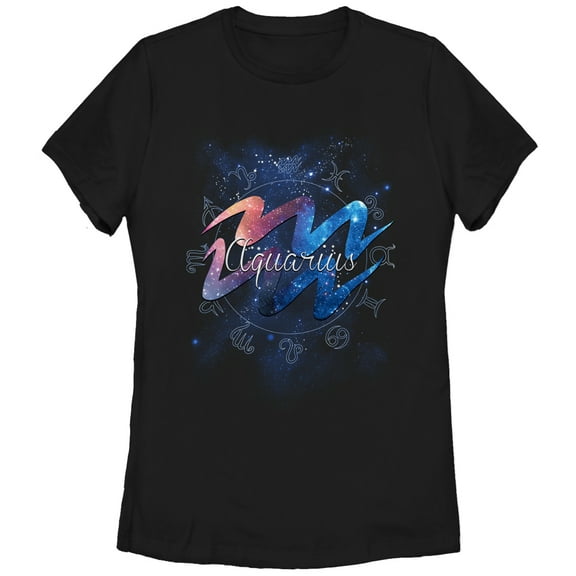 Women's Lost Gods Aquarius Graphic Tee Black Large