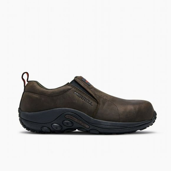 MERRELL WORK Men's Jungle Moc Leather Composite Toe Work Shoe Espresso - J099319