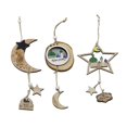 thumbnail image 4 of Adornos Colgantes De Madera Redondos En Forma De Luna Con Forma De Estrella Eid De Ramadán Islámico, Adorno De Decoración Duradero seitruly HA024904-01, 4 of 7
