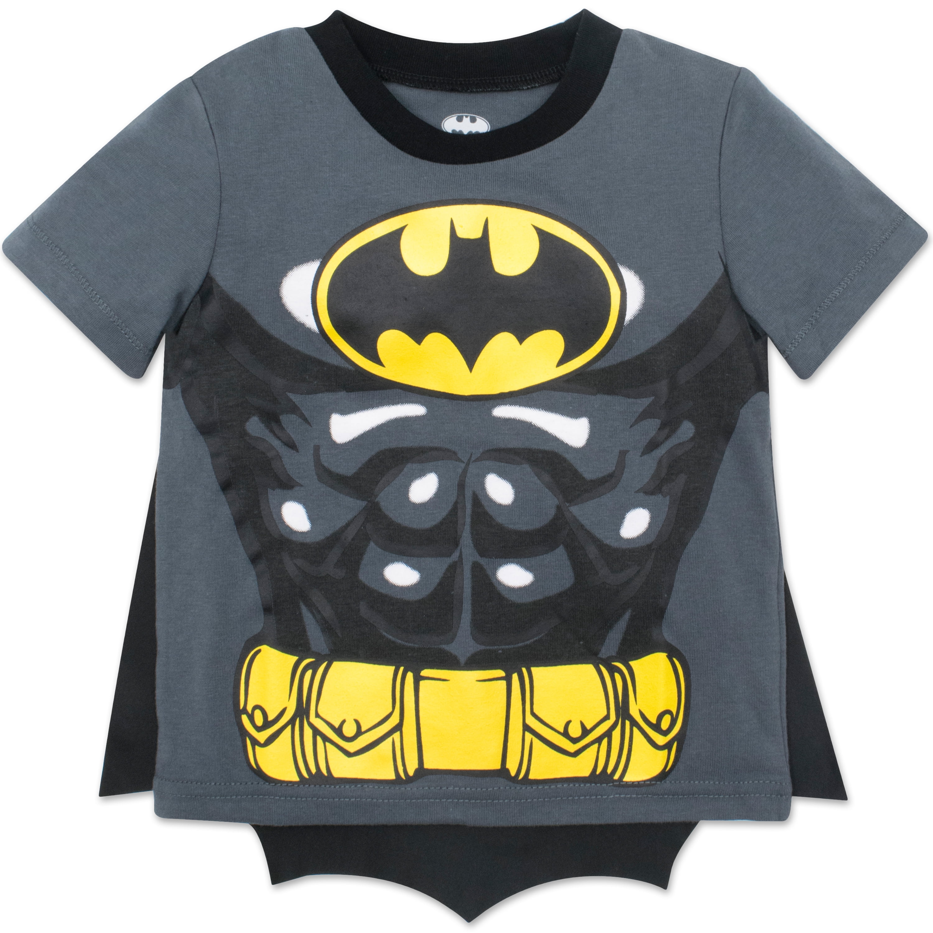 Infant & Toddler Boys DC Batman Grey Holographic Tank Top Superhero T-Shirt 
