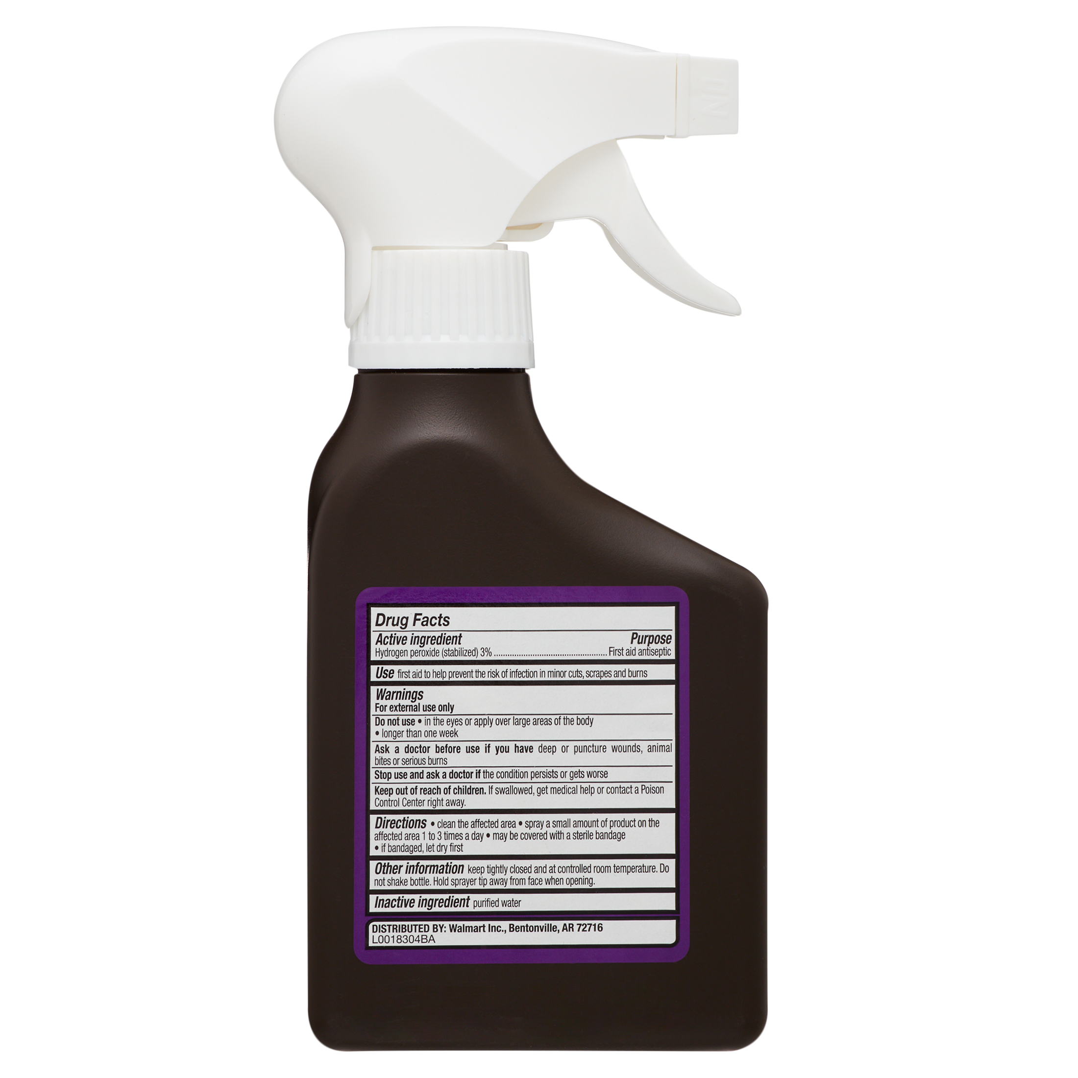 (12 paquete) Equate Solución antiséptica tópica de peróxido de hidrógeno al 3% en aerosol, 8 fl oz 7