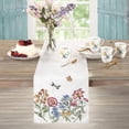 thumbnail image 2 of Lenox Butterfly Meadow Garden Embroidered Table Runner, Multicolor, 14"W x 72"L, 2 of 4