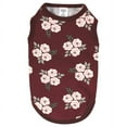 thumbnail image 6 of Luvable Friends Dog Pet Dog and Cats Cotton T-Shirts 2pk, Burgundy Floral Botanical, Small, 6 of 6