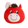 thumbnail image 2 of BingTong Year of The Horse 2026 Plush, Funny Smiling/Crying Horse Plushie Figurine, Lucky Chinese Lunar New Year Mascot Zodiac Ornament for Home Store Tabletop Decor A, 2 of 2