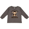 thumbnail image 3 of Inktastic Daddys Little Monkey Boys or Girls Long Sleeve Toddler T-Shirt, 3 of 5