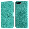 thumbnail image 1 of Funda tipo cartera GANGXUN para iPhone SE 2020 , diseño girasol, cuero PU, soporte, cierre magnético, tarjetero, 1 of 5