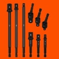 thumbnail image 3 of 9pcs For Impact Socket Adapter Set Socket Extensions Bar 1/2 3/8 1/4inch, 3 of 7