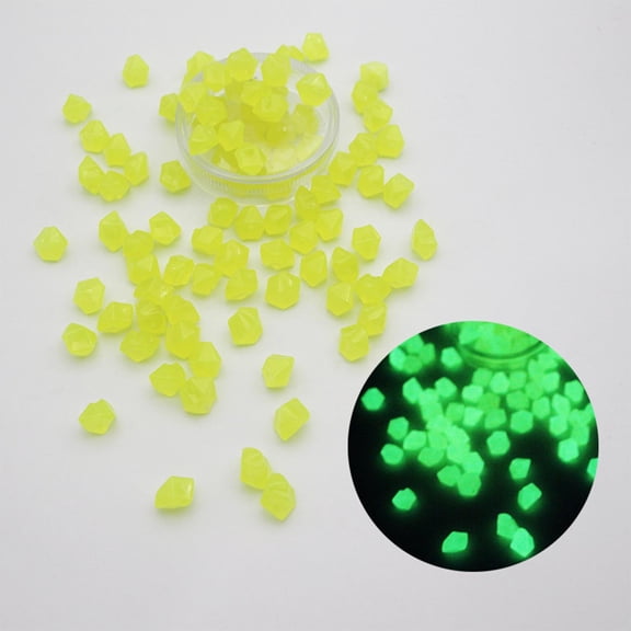 50PC Aquarium Glowing Icechunk Night Light Stones Fish Tank Decor Underwater Landscaping Accessories for Freshwater Saltwater