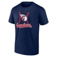 thumbnail image 2 of Men's Navy Cleveland Guardians Fastball T-Shirt, 2 of 3