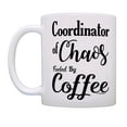 thumbnail image 2 of ThisWear Teacher Gifts Coordinator of Chaos Fueled By Coffee Teaching Present Teach Coffee Mug, 2 of 4