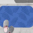 thumbnail image 4 of Blue Tree Leaf Luxury Flannel Bathroom Mats 16x24, Extra Soft and Absorbent Non-Slip Shower Rug for Bathroom Floor, 4 of 9