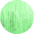 thumbnail image 1 of Ahgly Company Indoor Round Abstract Emerald Green Contemporary Area Rugs, 7' Round, 1 of 4