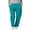 Teal Green, variant on Adar Universal Scrubs For Women - Tapered Cargo Scrub Pants