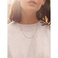 thumbnail image 2 of ChainsProMax Solid 925 Sterling Silver Chain Necklace 1.1mm Thin Rolo Chain for Women Men, 2 of 7