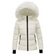 thumbnail image 1 of Chaquetas y abrigos casuales de manga larga con capucha Chaqueta de invierno para mujer con capucha en la cintura y para superar las capas exteriores de manga larga Abrigo de mujer, 1 of 7