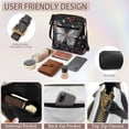 thumbnail image 6 of LedBack Leather Sling Bag for Women, Butterfly Print Crossbody Hobo Bag Satchel Purse with Adjustable Strap, Multi Pocket Messenger Bag for Travel Shopping, Black, 6 of 7