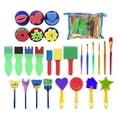 thumbnail image 1 of 27pcs Children Sponge Paint Brushes Drawing Tools for Children Early Painting, 1 of 1