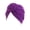 Purple, variant on DailyChi Women’s Headband Floral Pleated Turban Head Wrap - Solid Color Cap Underscarf, Soft Stretch Breathable Hair Cover, Chemo Cancer Hat, Hijab Inner Base for Daily & Sleep, Pink, Under $4