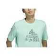thumbnail image 2 of Adidas Men's Short Sleeve Crewneck Food Truck T Shirt Mint Green Black XXL, 2 of 3
