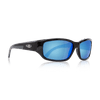Caribbean Sun Rx'able Unisex Polarized Sport Sunglasses, Edisto, Shiny Black, 59-15-135
