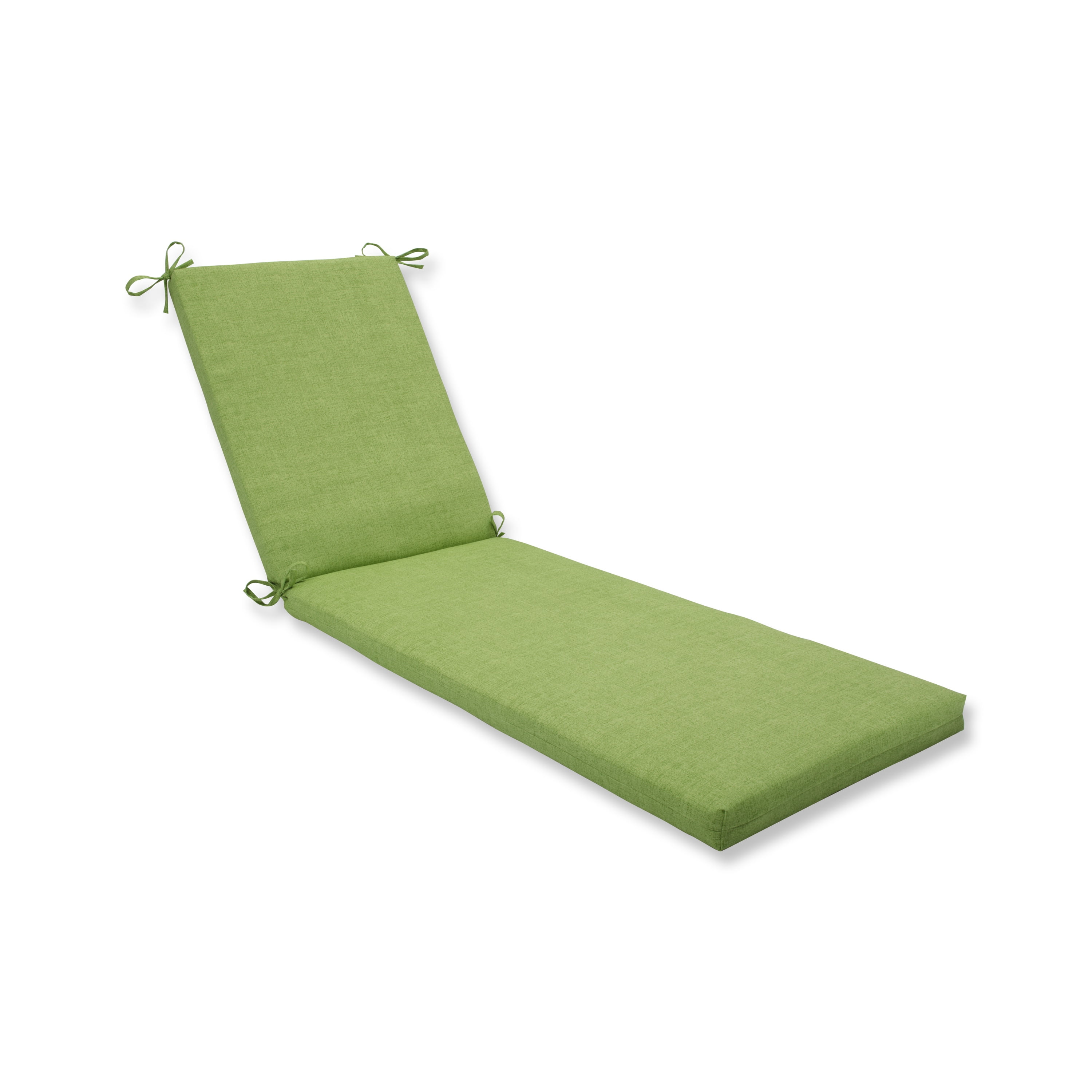 Pillow Perfect Outdoor/Indoor Baja Linen Lime Chaise Lounge Cushion