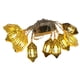 thumbnail image 5 of Injueey Luces LED de bajo consumo para decorar durante el Ramadán y Eid Ramadán Eid decorativas tipo E 1,65 m10 luces Tipo E 1.65m10luces 2Conjunto, 5 of 6